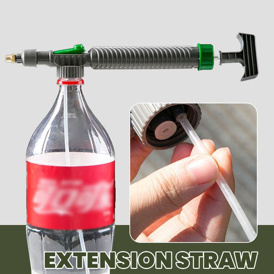 🌿50% OFF NOW! Manual Drink Bottle Sprayer with Adjustable Nozzle‑Portable DIY Garden Spray Tool, Fits Standard Plastic Bottles for Plant Watering, Fertilizing & Pest Control