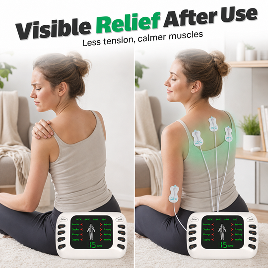 🥳2026 HOT SALE🥳💞50K+ SOLD!💚Electric Pulse Massager – Simple buttons, clear display – easy to use. Compact design stores neatly – home recovery made effortless! 🌟💪