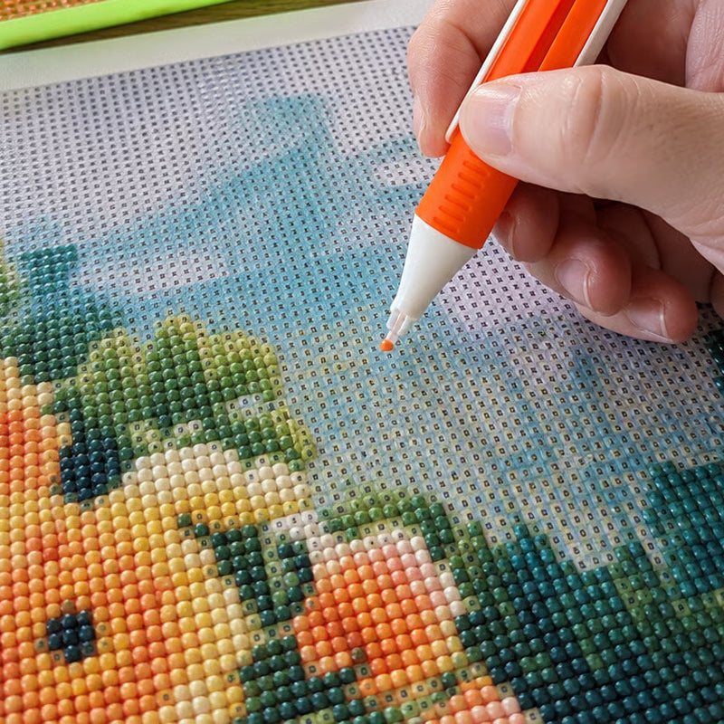 📢📢Last day: 40% off! 💎 Diamond painting pen and automatic bead dispenser tray kit