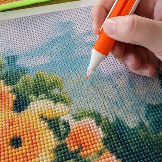 📢📢Last day: 40% off! 💎 Diamond painting pen and automatic bead dispenser tray kit