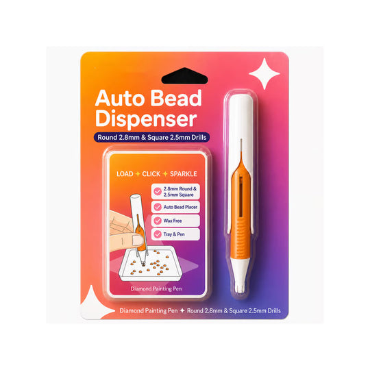 📢📢Last day: 40% off! 💎 Diamond painting pen and automatic bead dispenser tray kit