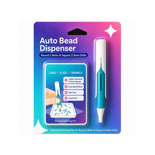 📢📢Last day: 40% off! 💎 Diamond painting pen and automatic bead dispenser tray kit