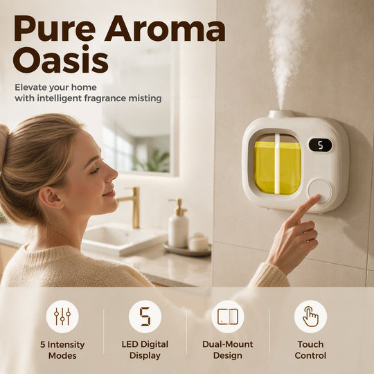 💗LAST DAY SALE 50% OFF⚡50K+ SOLD💕Smart LED Aroma Diffuser with Mist ControlSmart LED Aroma Diffuser with Mist Control