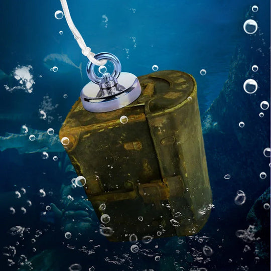 🥳2026 HOT SALE🥳💞50K+ SOLD!🧲🌊 50% OFF! Deep‑water Magnetic Salvage Magnet – 30kg strong pull, retrieves keys, tools & metal objects from water. Corrosion‑resistant & wear‑proof – a must for fishing & salvage! 🎣✨