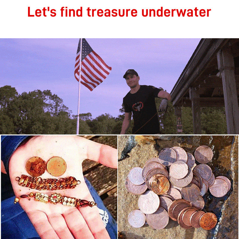 🥳2026 HOT SALE🥳💞50K+ SOLD!🧲🌊 50% OFF! Deep‑water Magnetic Salvage Magnet – 30kg strong pull, retrieves keys, tools & metal objects from water. Corrosion‑resistant & wear‑proof – a must for fishing & salvage! 🎣✨