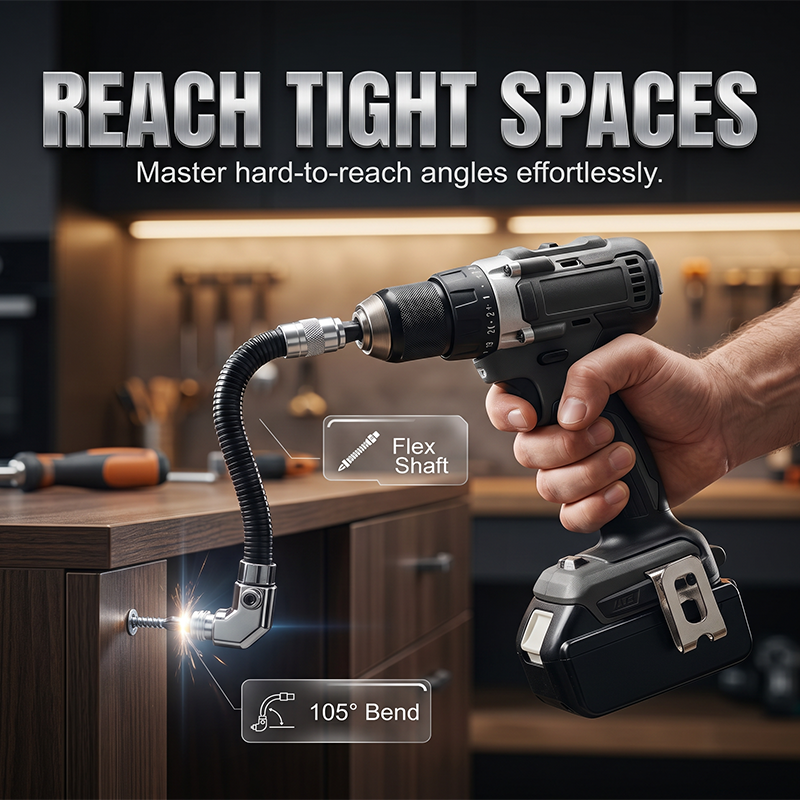 📢📢Limited Time 50% Off !！🔧105 Degree Right Angle Driver
