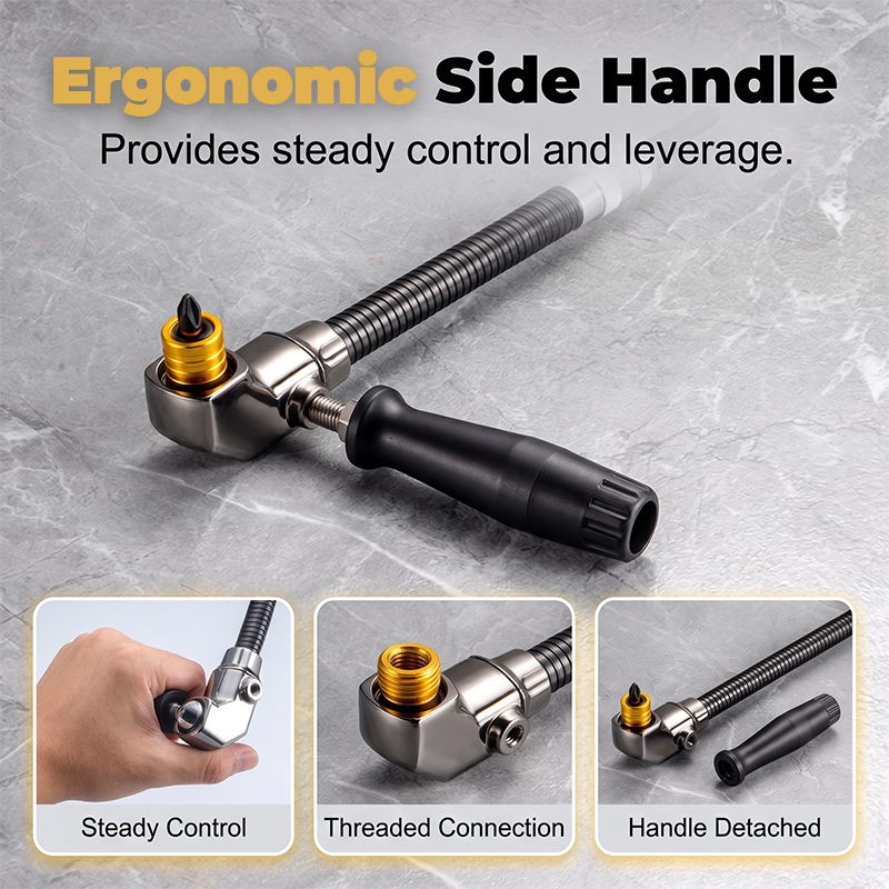 📢📢Limited Time 50% Off !！🔧105 Degree Right Angle Driver
