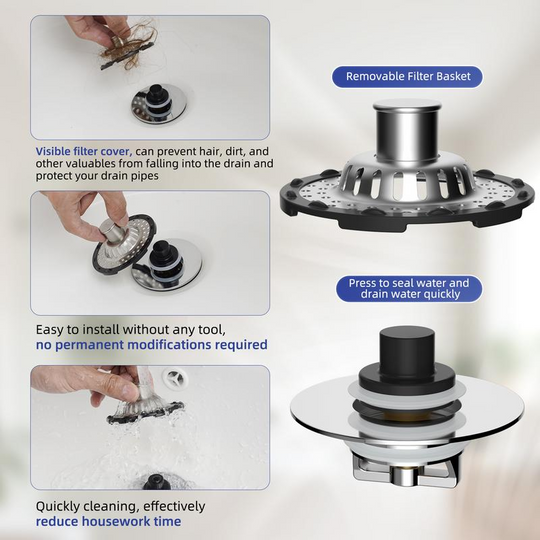 Stainless Steel Kitchen Sink Strainer