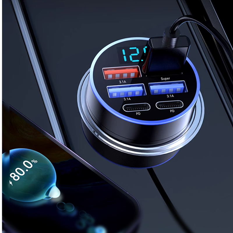 ⚡ Fast Charge All Your Devices at Once – 6‑in‑1 PD & QC Car Adapter. 44k+ UK Drivers Trust It. Free UK Delivery