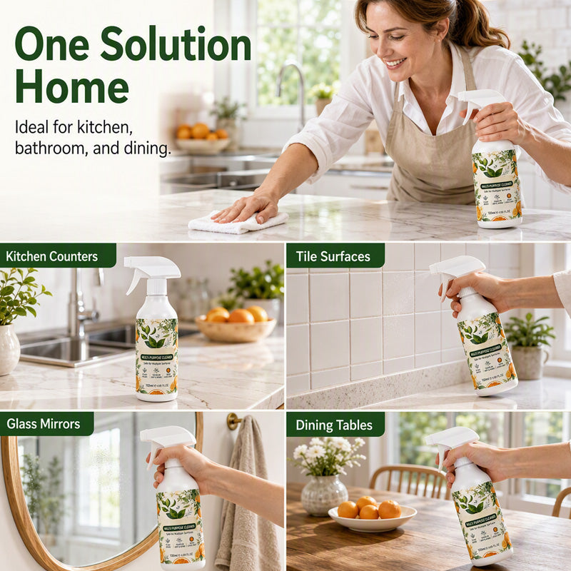 🎁LIMITED SALE BUY 2 GET 1 FREE!!✨🧴🧽 Heavy Duty Kitchen Degreaser Spray – Powerful Grease Remover For Home Cleaning