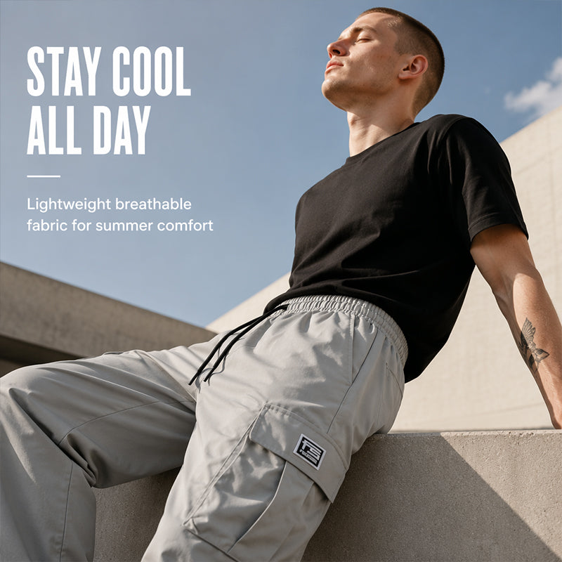 ⏳Limited time Sale 70% OFF🏆Men's Casual Loose Fit Cargo Pants