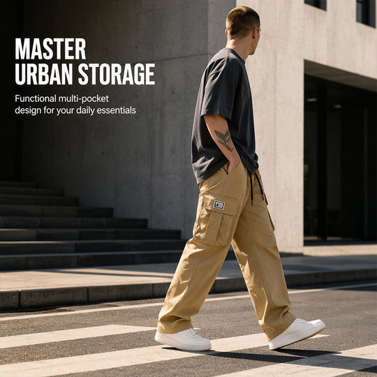 ⏳Limited time Sale 70% OFF🏆Men's Casual Loose Fit Cargo Pants
