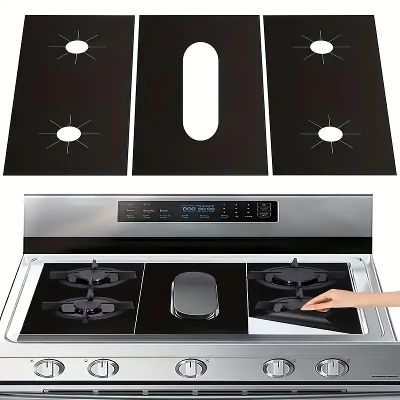 🍳 Hot Sale 50% OFF 🔥Stop Scrubbing Burnt-On Grease – Reusable Gas Hob Protectors, Heat-Resistant to 260°C