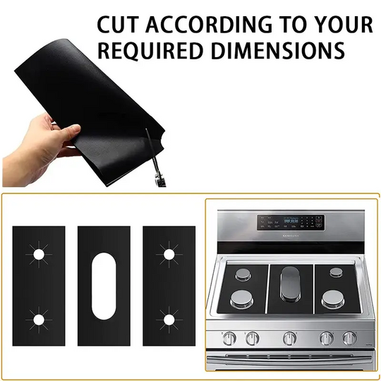 🍳 Hot Sale 50% OFF 🔥Stop Scrubbing Burnt-On Grease – Reusable Gas Hob Protectors, Heat-Resistant to 260°C