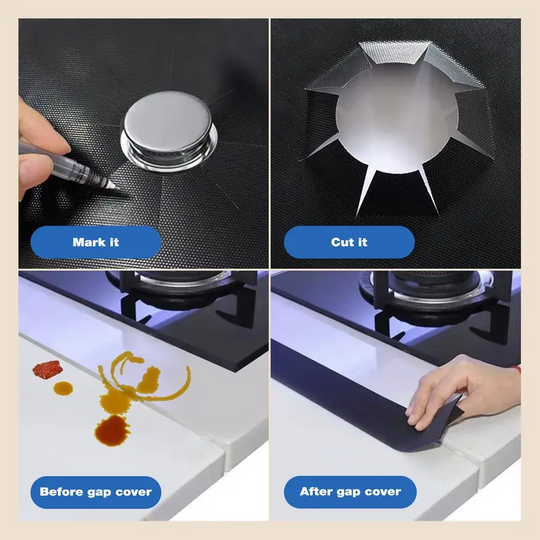 🍳 Hot Sale 50% OFF 🔥Stop Scrubbing Burnt-On Grease – Reusable Gas Hob Protectors, Heat-Resistant to 260°C