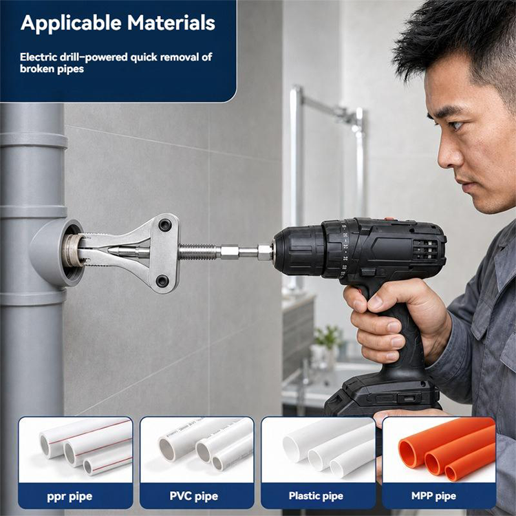 🏠 Stuck Pipe End? Remove It Without Smashing a Single Tile. Works on 1/2" & 3/4" Pipes. Free UK Delivery
