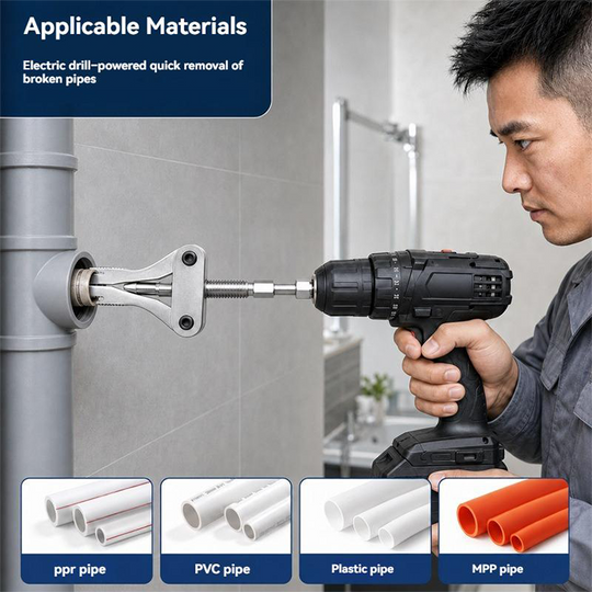 🏠 Stuck Pipe End? Remove It Without Smashing a Single Tile. Works on 1/2" & 3/4" Pipes. Free UK Delivery