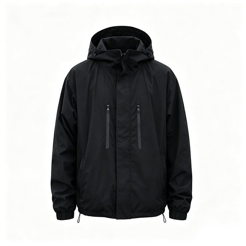 📢📢2026 HOT SALE!!🔥Windproof Hooded Cargo Jacket Waterproof Outdoor Streetwear Coat