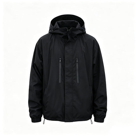 📢📢2026 HOT SALE!!🔥Windproof Hooded Cargo Jacket Waterproof Outdoor Streetwear Coat