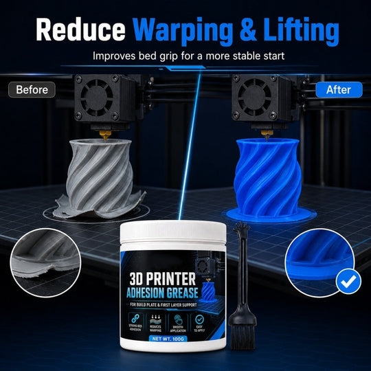 🖨️ 3D Printer Bed Adhesion Grease for More Reliable First Layers