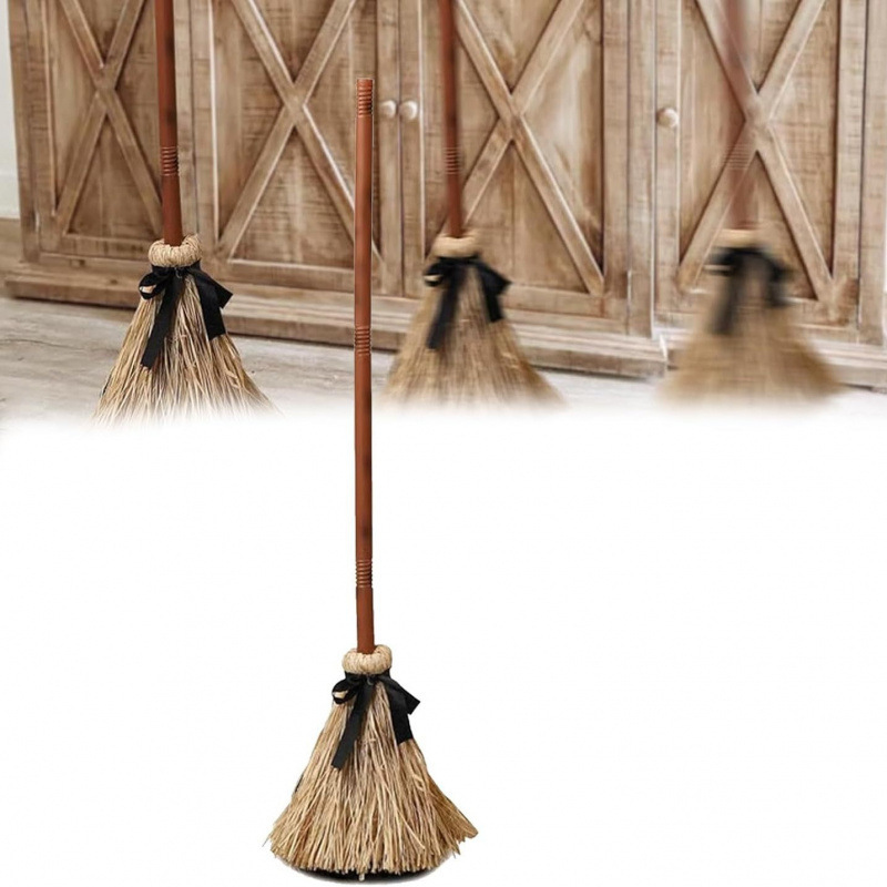 🎉 2026 Sale — Over 23 900 Sold!🔥 Animated Witch Broom Halloween Decoration with Lights and Sound