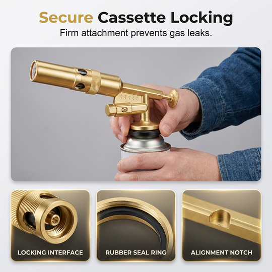 Portable Multi-Function Invertible Butane Torch