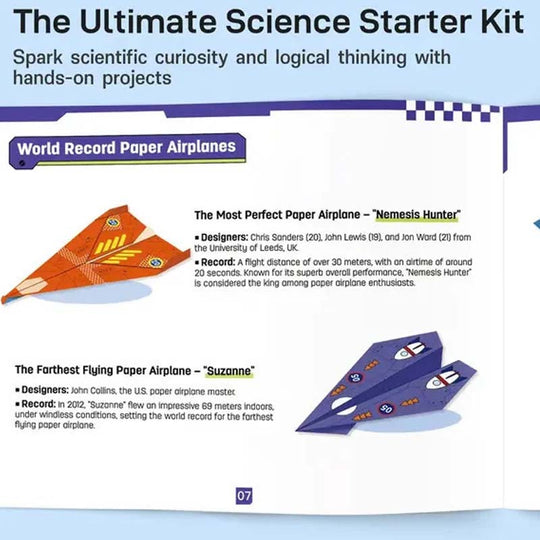 🥳2026 HOT SALE 50% OFF! ✈️Creative DIY Paper Airplane Set For Kids
