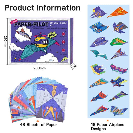 🥳2026 HOT SALE 50% OFF! ✈️Creative DIY Paper Airplane Set For Kids