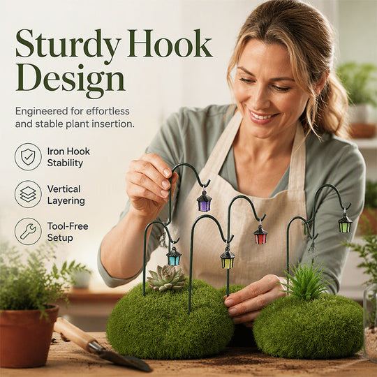 🥳2026 HOT SALE🥳💞50K+ SOLD! 🌙✨ 50% OFF! Glow-in-the-Dark Plant Stakes – 7 vibrant colors, premium resin & sturdy iron hooks. From £6.99/set! Absorb light by day, glow magically at night – perfect for garden & potted plants! 🌿🌈
