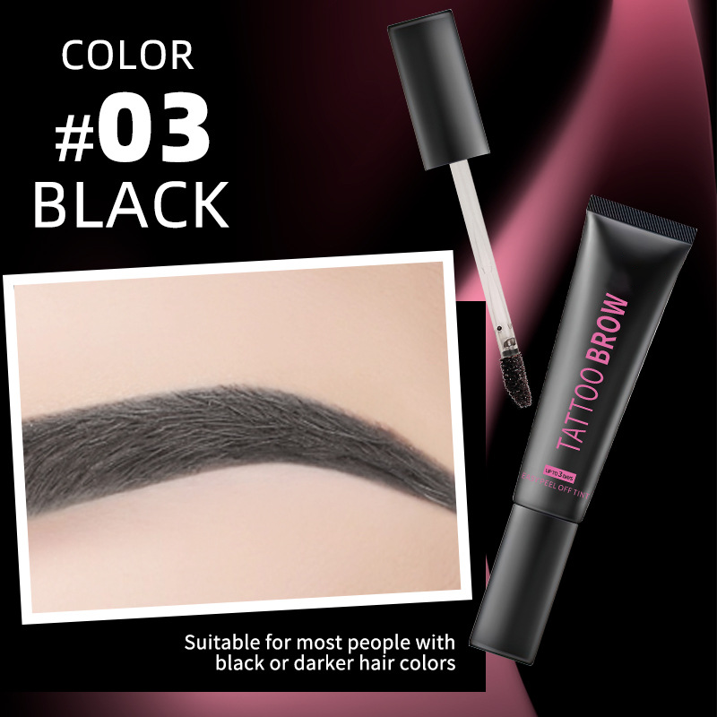 ✨BUY 1 GET 1 FREE! Semi‑Permanent Long‑Lasting Waterproof Eyebrow Gel, Peel‑Off Tattoo Brow Tint Gel, Smudge‑Proof Sweat‑Resistant Natural Brow Color for 3‑Day Bold Brows