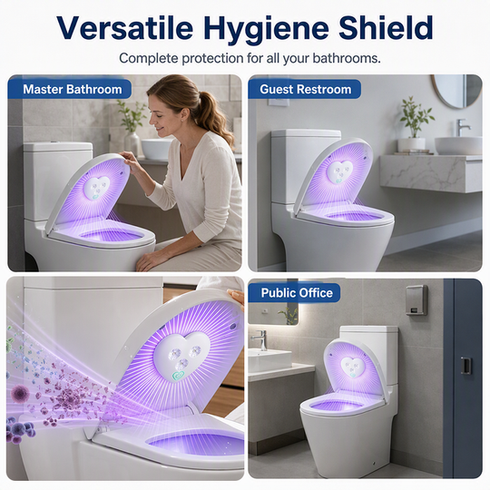 🍃🏆 Last Day Special Price £8.99 ! 🚽 Smart UVC Toilet Sterilizer Light