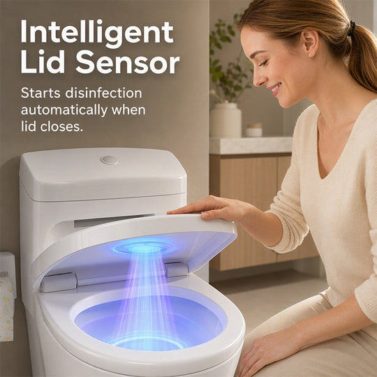 🍃🏆 Last Day Special Price £8.99 ! 🚽 Smart UVC Toilet Sterilizer Light