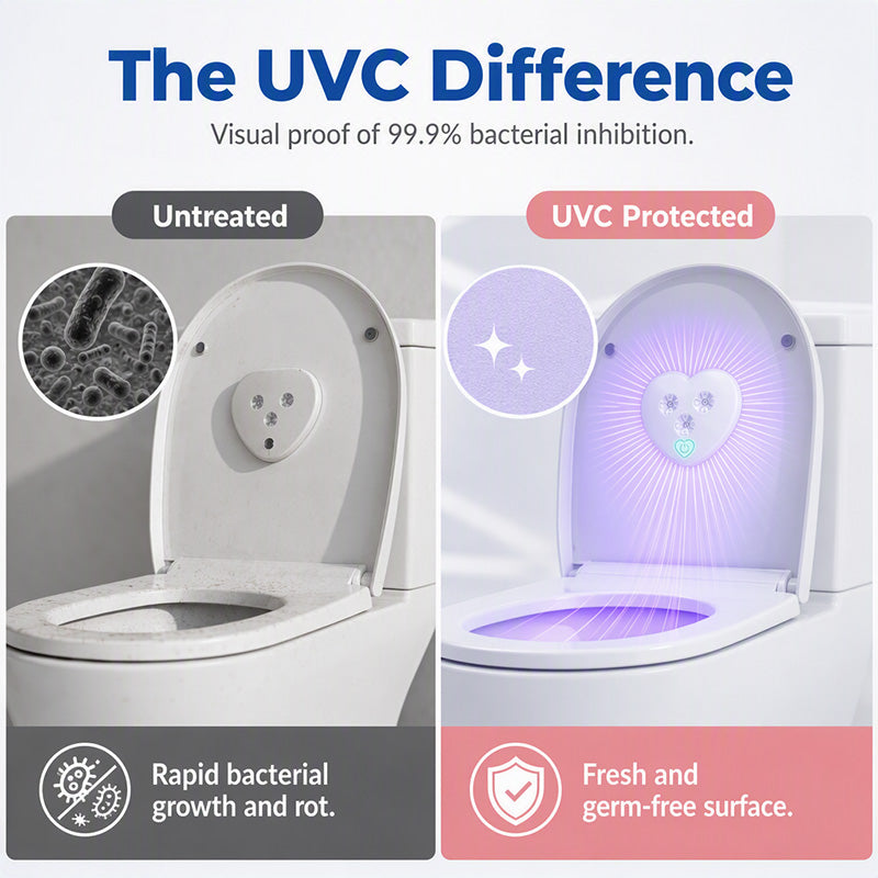 🍃🏆 Last Day Special Price £8.99 ! 🚽 Smart UVC Toilet Sterilizer Light
