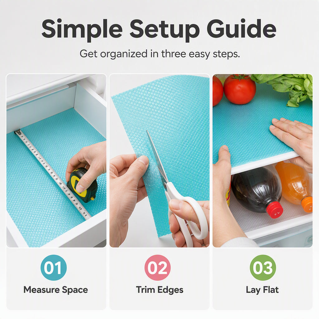 🧊 30% OFF NOW! 🛡️ Waterproof Fridge Shelf Liners – Non-slip, easy-clean & food-safe – Keeps fridge shelves fresh & organized ✨