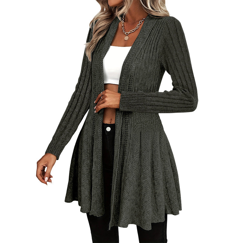 🌸 NEW ARRIVAL – 50% OFF 🧥 Elegant Textured Open Cardigan – Soft, Effortless & Easy to Style Every Day ✨
