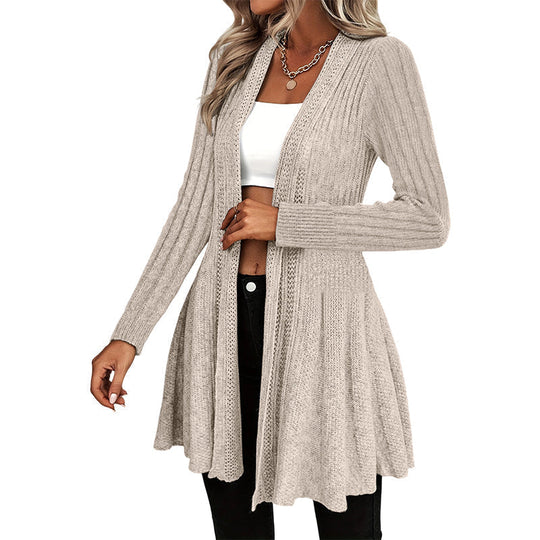 🌸 NEW ARRIVAL – 50% OFF 🧥 Elegant Textured Open Cardigan – Soft, Effortless & Easy to Style Every Day ✨