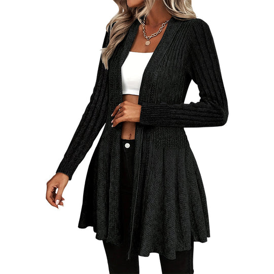 🌸 NEW ARRIVAL – 50% OFF 🧥 Elegant Textured Open Cardigan – Soft, Effortless & Easy to Style Every Day ✨