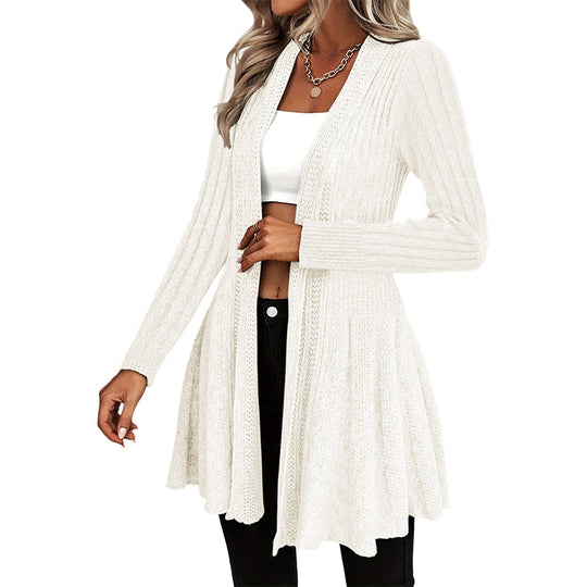 🌸 NEW ARRIVAL – 50% OFF 🧥 Elegant Textured Open Cardigan – Soft, Effortless & Easy to Style Every Day ✨