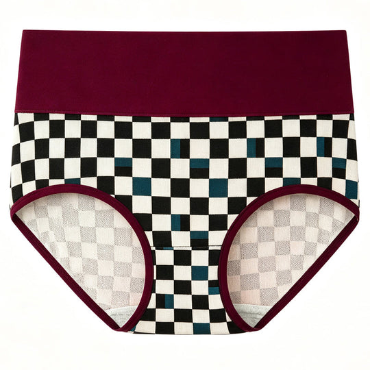 💖LIMITED OFFER – Buy 1 Get 3 Packs✨Women's High Waisted Cotton Panties,👍Soft & Breathable& Comfortable & Stretchy Full Coverage Briefs for Everyday Wear