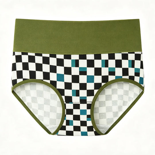 💖LIMITED OFFER – Buy 1 Get 3 Packs✨Women's High Waisted Cotton Panties,👍Soft & Breathable& Comfortable & Stretchy Full Coverage Briefs for Everyday Wear