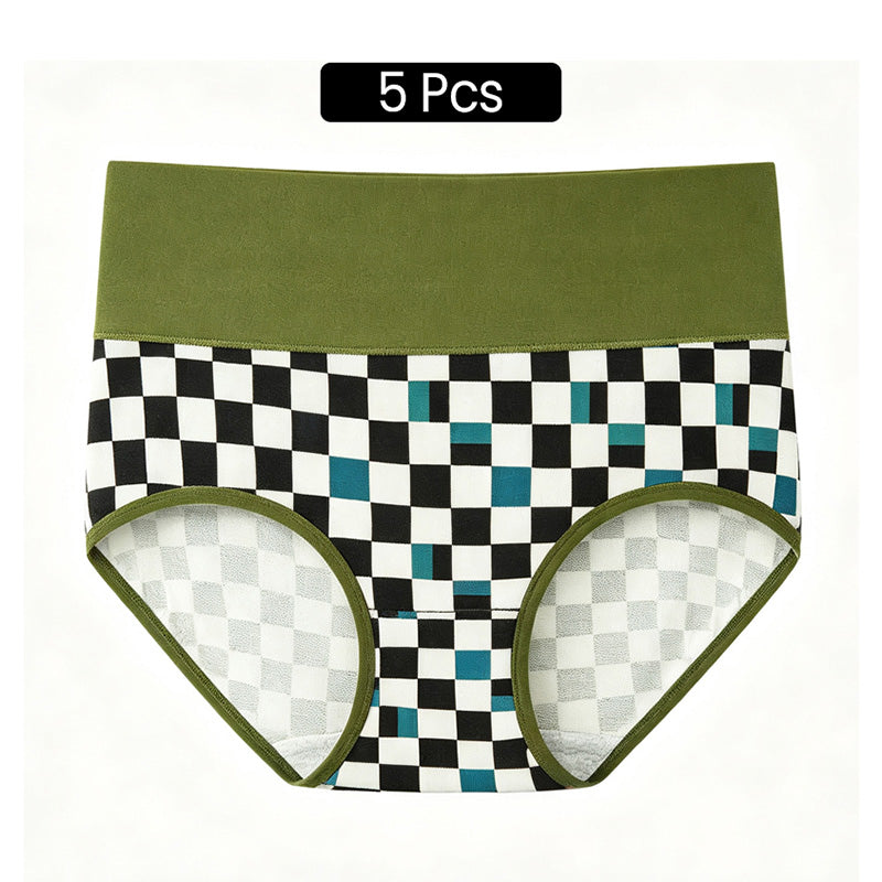 💖LIMITED OFFER – Buy 1 Get 3 Packs✨Women's High Waisted Cotton Panties,👍Soft & Breathable& Comfortable & Stretchy Full Coverage Briefs for Everyday Wear
