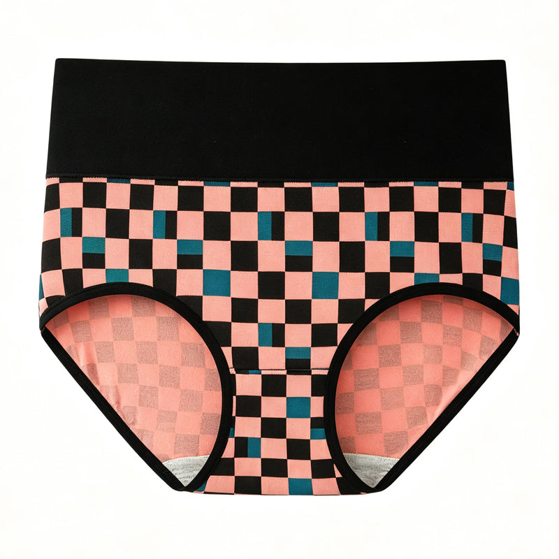 💖LIMITED OFFER – Buy 1 Get 3 Packs✨Women's High Waisted Cotton Panties,👍Soft & Breathable& Comfortable & Stretchy Full Coverage Briefs for Everyday Wear