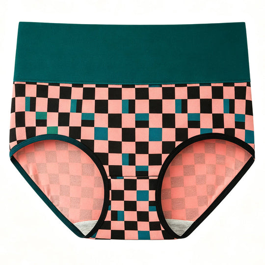 💖LIMITED OFFER – Buy 1 Get 3 Packs✨Women's High Waisted Cotton Panties,👍Soft & Breathable& Comfortable & Stretchy Full Coverage Briefs for Everyday Wear