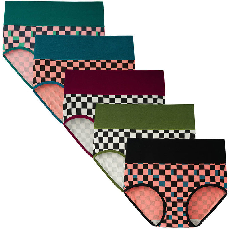 💖LIMITED OFFER – Buy 1 Get 3 Packs✨Women's High Waisted Cotton Panties,👍Soft & Breathable& Comfortable & Stretchy Full Coverage Briefs for Everyday Wear
