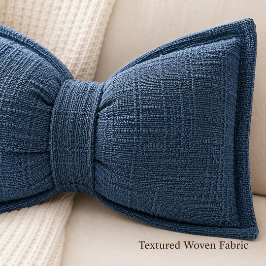 🎀 30% OFF NOW! 🛋️ Soft Chenille Bow-Shaped Throw Pillow – Ultra-soft, plush & decorative – Perfect for sofas, beds & cozy corners ✨