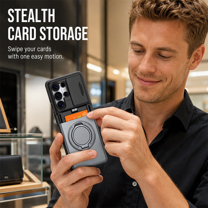 ✨2-in-1 Shockproof Phone Case with Hidden Card Holder