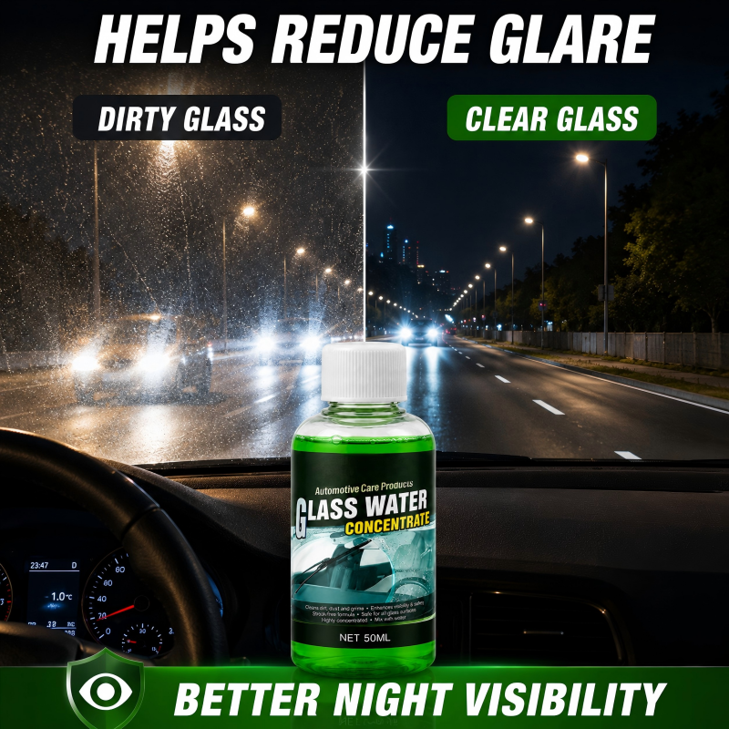 🥳2026 HOT SALE🥳💞50K+ SOLD! 💧✨ 30% OFF! Glass Concentrate – 10ml makes 1L, cuts bugs & grime, streak-free. 1 bottle = 50L. From £6.99 – lowest price online! 🚗💪