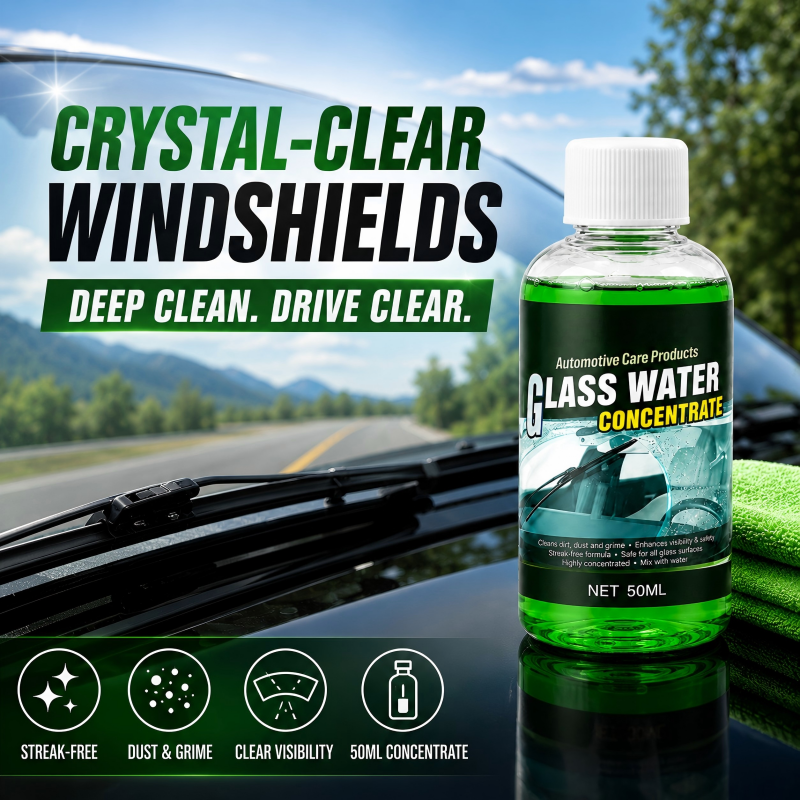 🥳2026 HOT SALE🥳💞50K+ SOLD! 💧✨ 30% OFF! Glass Concentrate – 10ml makes 1L, cuts bugs & grime, streak-free. 1 bottle = 50L. From £6.99 – lowest price online! 🚗💪