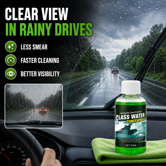 🥳2026 HOT SALE🥳💞50K+ SOLD! 💧✨ 30% OFF! Glass Concentrate – 10ml makes 1L, cuts bugs & grime, streak-free. 1 bottle = 50L. From £6.99 – lowest price online! 🚗💪