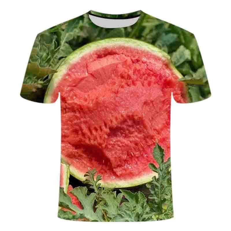 🍉 Funny Watermelon Print T-Shirt